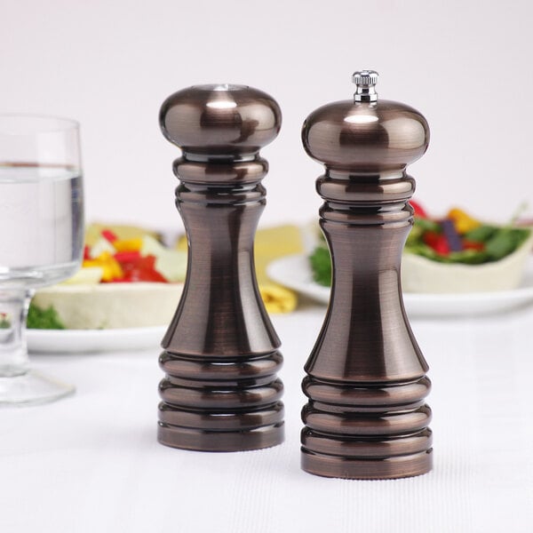 Chef Specialties 90070 7" Burnished Salt & Pepper Mill – item 58290070SCP image 2