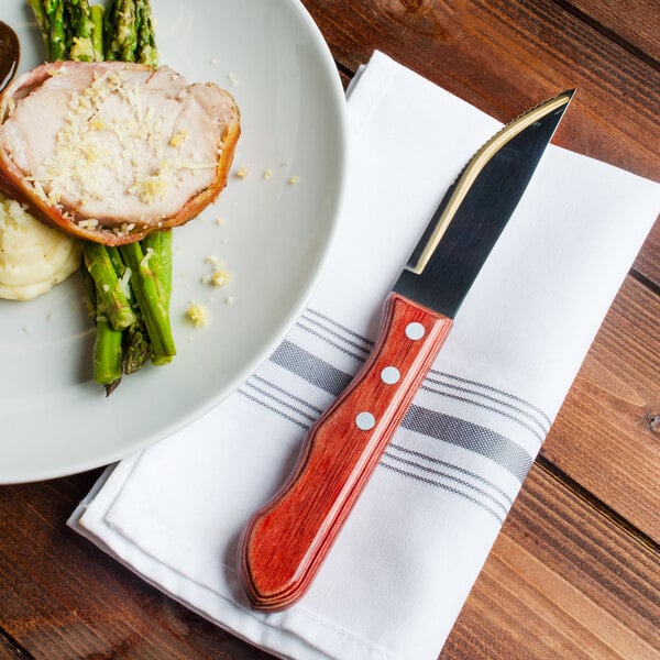 Walco Big Red 4 Steak Knife w/ Jumbo Brazil Polywood Handle – item 935840529R image 2