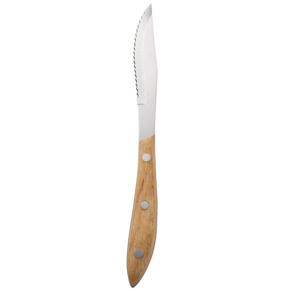 Walco 4 1/10" Steak Knife w/ Wood Handle – item 935850527