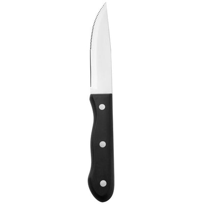 Walco 5" Steak Knife w/ Heavy Duty Jumbo Black Delrin Handle – item 935880528