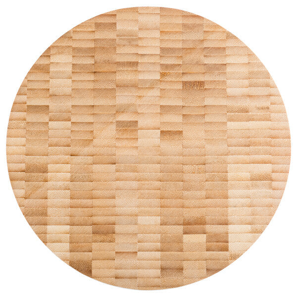 American Metalcraft 10" x 1 1/2" Bamboo Round Serving Board – item 124B10 image 2