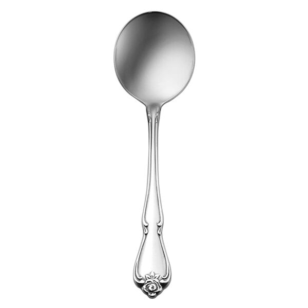 Oneida Arbor Rose 2552SBLF 5 3/4" X-Heavy Bouillon Spoon – item 3562552SBLF