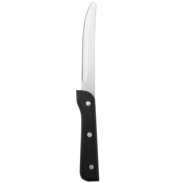 Walco 4 13/16" Steak Knife w/ Black Wood Handle – item 935950529