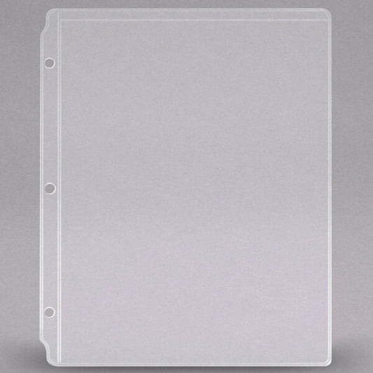 Solutions 8 1/2" x 11" Three-Hole Sheet Protector Menu Cover – item 659W201