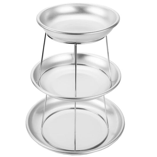 Choice 3-Tier Seafood Tower Set w/ Mini Serving Tray – item 1763TIERMKIT