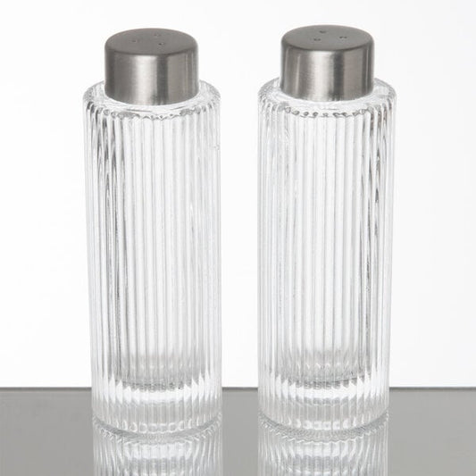 Vintage Collection 2 oz. Ribbed Round Salt & Pepper Shaker – item 124GSPR