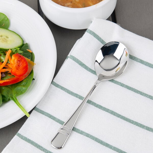 Oneida Astragal T119SRBF 6 3/4" Rounded Bowl Soup Spoon – item 356T119SRBF image 2