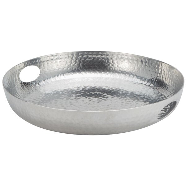 American Metalcraft 16" Silver Aluminum Serving Tray – item 124ATHS16