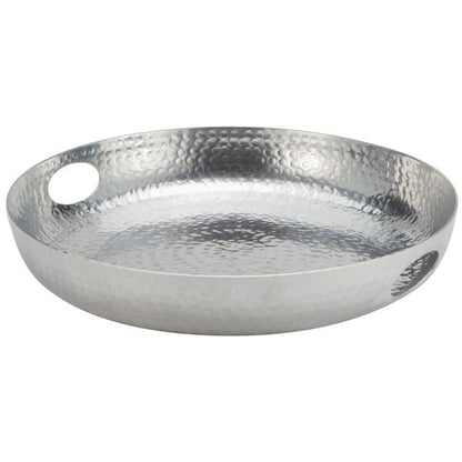 American Metalcraft 16" Silver Aluminum Serving Tray – item 124ATHS16