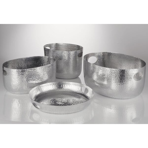 American Metalcraft 16" Silver Aluminum Serving Tray – item 124ATHS16 image 2