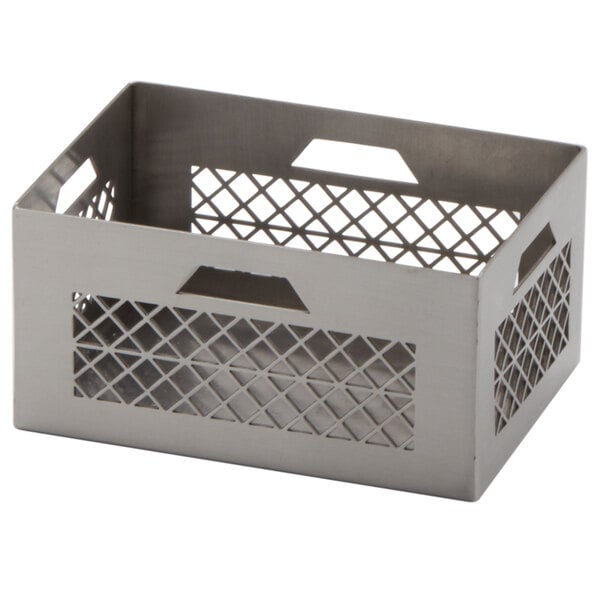 3 1/2" x 2 1/2" Rectangular Milk Crate Sugar Caddy – item 124SPC3