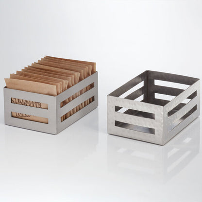 3 1/2" x 2 1/2" Rectangular Satin Sugar Caddy – item 124SPC image 2