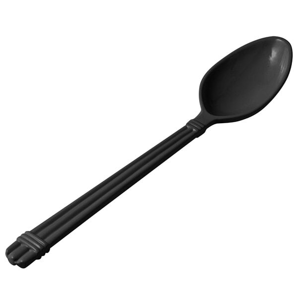 Bon Serving Spoon w/ Sandstone Finish & Hollow Cool Handle – item 2019079SBLK