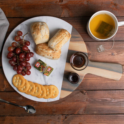 Elite Global Solutions Sierra 12" Serving Board w/ Handle – item 330M12RWMHWC