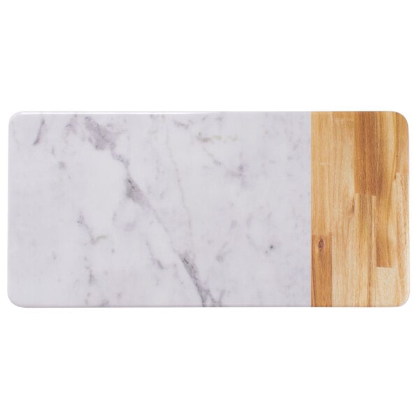 Elite Global Solutions Sierra 14 1/4" x 7" Serving Board – item 330M714RCMAW