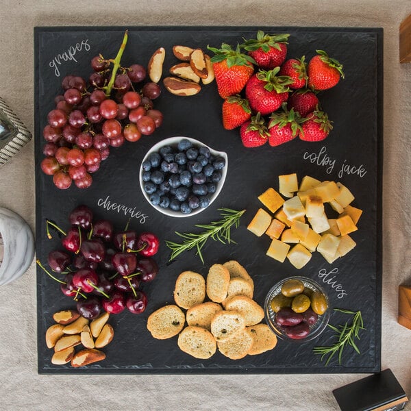 Tablecraft Frostone 16 5/8" x 16 5/8" Square Serving Tray – item 808MGD1616