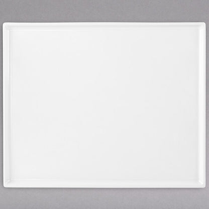 Tablecraft CW2112W 12 7/8" x 10 1/2" White Serving Platter – item 8082112W