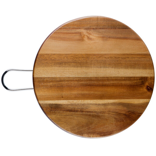 Tablecraft Acacia Round Display Cutting Board – item 808ACAMR12 image 2