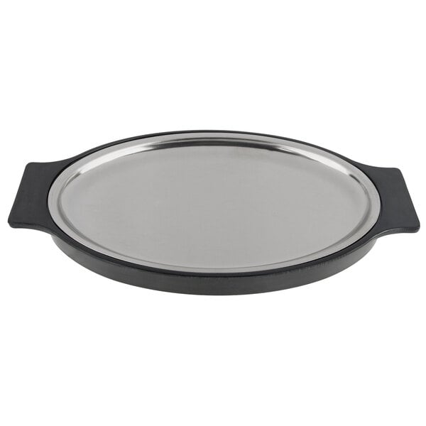 Choice 8" x 11 1/2" Serving Platter w/ Thermal Underliner – item 471SSOSZ11KT