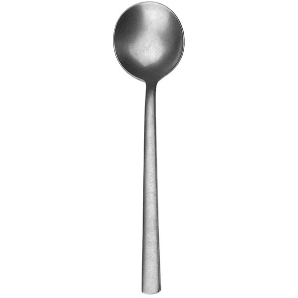 Walco Erik 6 1/8" Fieldstone Finish X-Heavy Bouillon Spoon – item 9351212FS