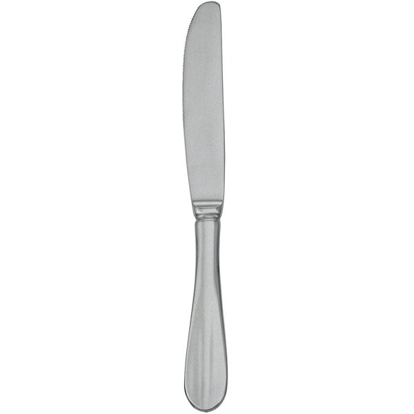 Walco Lancer 8 13/16" 18/10 Fieldstone Finish Dinner Knife – item 9359445FS
