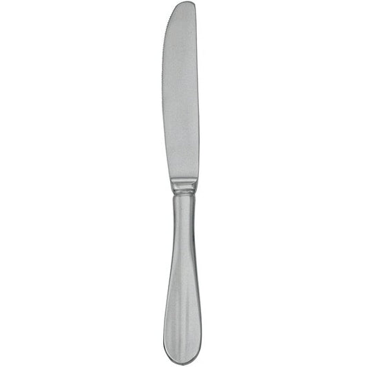 Walco Lancer 8 13/16" 18/10 Fieldstone Finish Dinner Knife – item 9359445FS