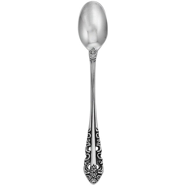Walco Classic Baroque 7 Iced Tea Spoon w/ Fieldstone Finish – item 9356804FS