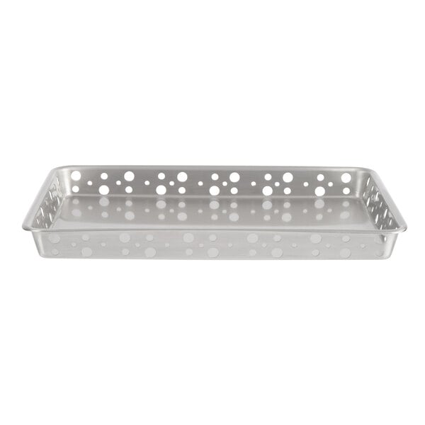 Tablecraft SCB139 9" x 13" Stamped Circles Serving Tray – item 808SCB139
