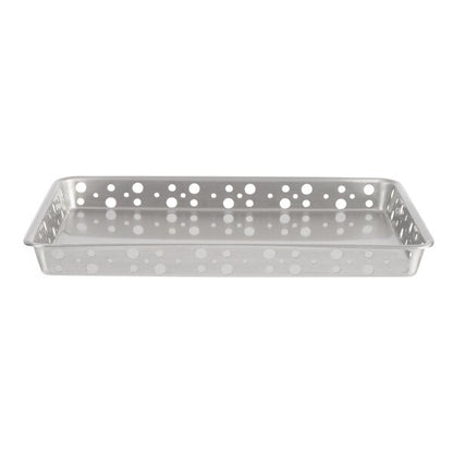 Tablecraft SCB139 9" x 13" Stamped Circles Serving Tray – item 808SCB139
