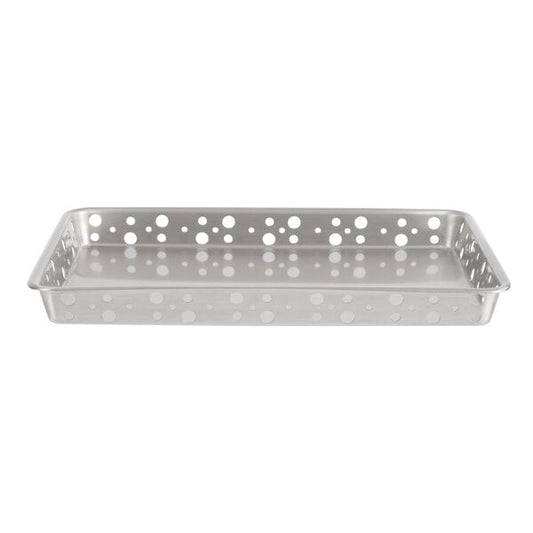 Tablecraft SCB139 9" x 13" Stamped Circles Serving Tray – item 808SCB139