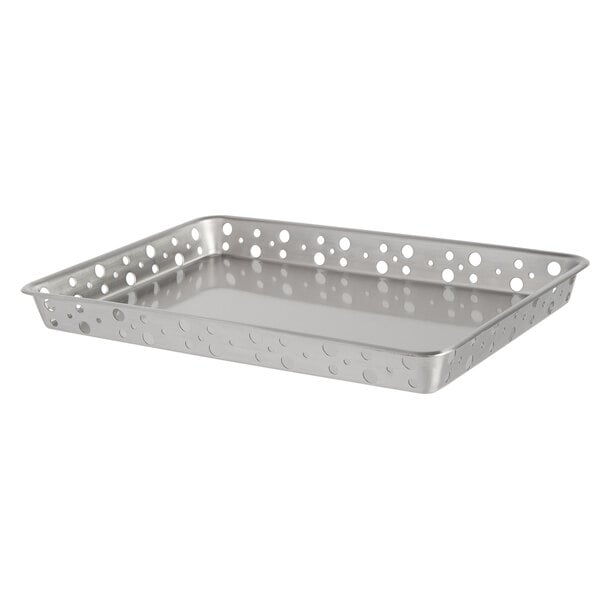 Tablecraft SCB139 9" x 13" Stamped Circles Serving Tray – item 808SCB139 image 2