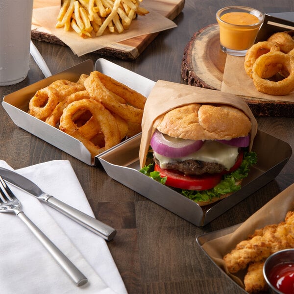 Tablecraft 20003 Better Burger 6 1/4" x 11 Serving Tray – item 80820003 image 2