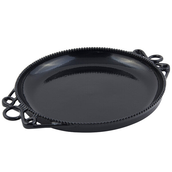 Bon Chef 2106BLK Bolero 14" Diameter Black Serving Platter – item 2012106SBLK