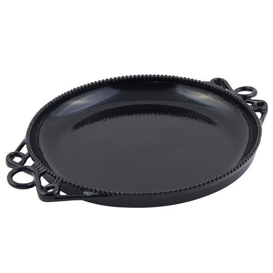 Bon Chef 2107BLK Bolero 16" Diameter Black Serving Platter – item 2012107SBLK
