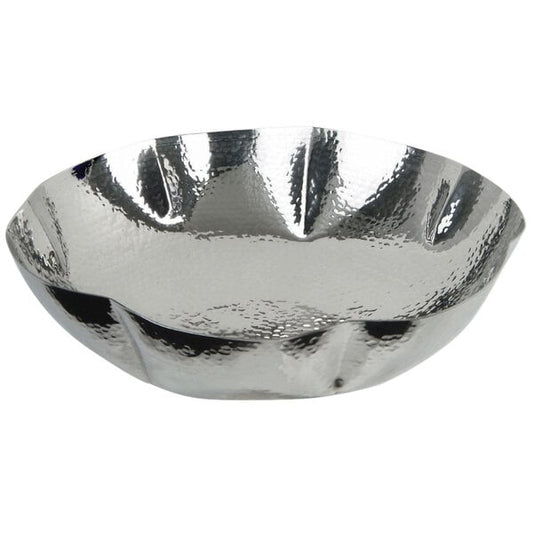 Eastern Tabletop 9328 19 Oz. Hammered Wave Edge Serving Bowl – item 3119328