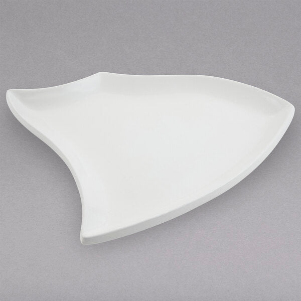 Bon Chef 70004PWHT Futura 38 Oz. White Serving Platter – item 20170004SWHT