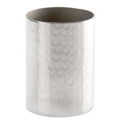 2" x 2 3/4" Round Hammered Sugar Packet Holder – item 124HMSPH2