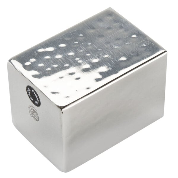 2" x 2" Square Hammered Sugar Packet Holder – item 124HMSPT5 image 2