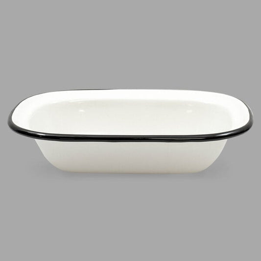 Tablecraft 80013 Enamelware 18 oz. Black and Serving Bowl – item 80880013