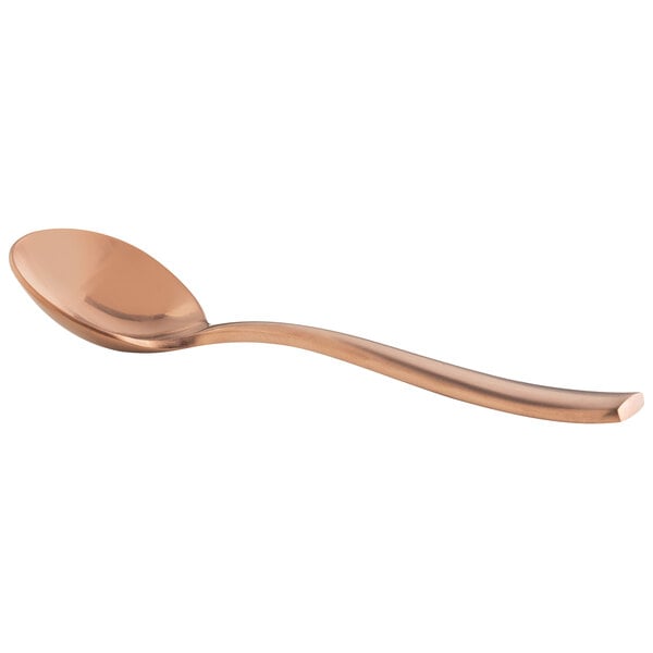 Bon Chef S3001RGM Manhattan 6 3/8" Matte Bouillon Spoon – item 201S3001RGM