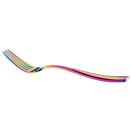 Bon Chef S3017RB Manhattan 8 3/8" Rainbow PVD Dinner Fork – item 201S3017RB