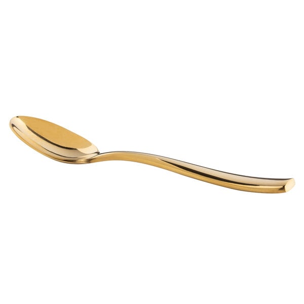 Bon Chef S3003G Manhattan 7 3/4" Gold Soup / Dessert Spoon – item 201S3003G