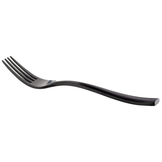 Bon Chef S3007BM Manhattan 6 3/4" Matte Black Salad Fork – item 201S3007BM