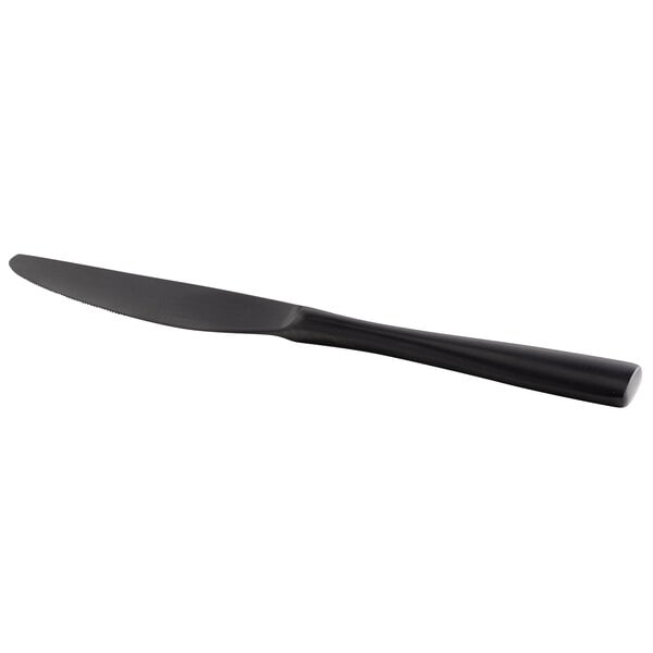 Bon Chef S3011BM Manhattan 9" Matte Black Dinner Knife – item 201S3011BM