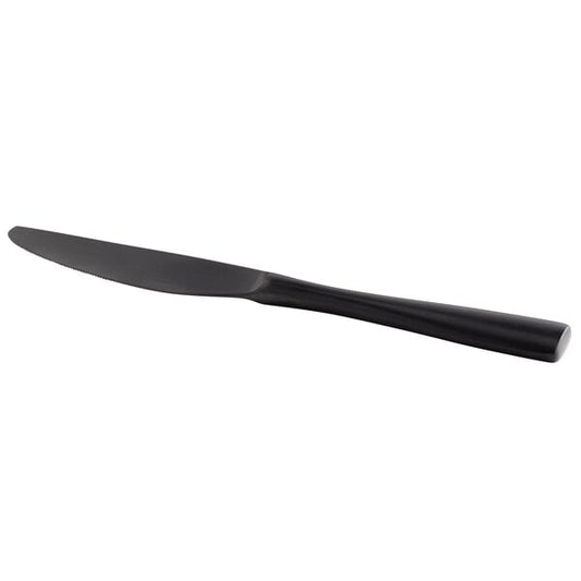 Bon Chef S3011BM Manhattan 9" Matte Black Dinner Knife – item 201S3011BM