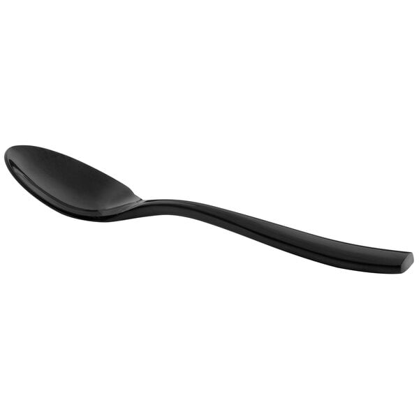 Bon Chef S3016B Manhattan 4 7/8" Black Demitasse Spoon – item 201S3016B