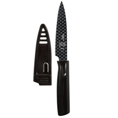 Mercer Culinary M33910B 4" Black Paring Knife w/ Sheath – item 470M33910B