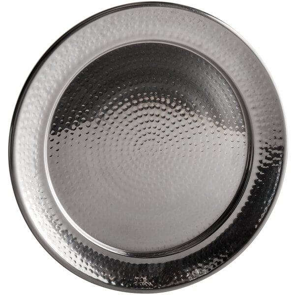 American Metalcraft 14" Hammered Tray / Charger Plate – item 124HMRST1401