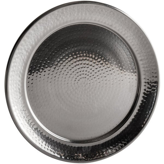 American Metalcraft 14" Hammered Tray / Charger Plate – item 124HMRST1401