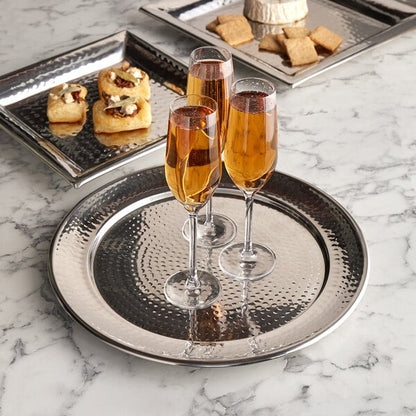 American Metalcraft 14" Hammered Tray / Charger Plate – item 124HMRST1401 image 2